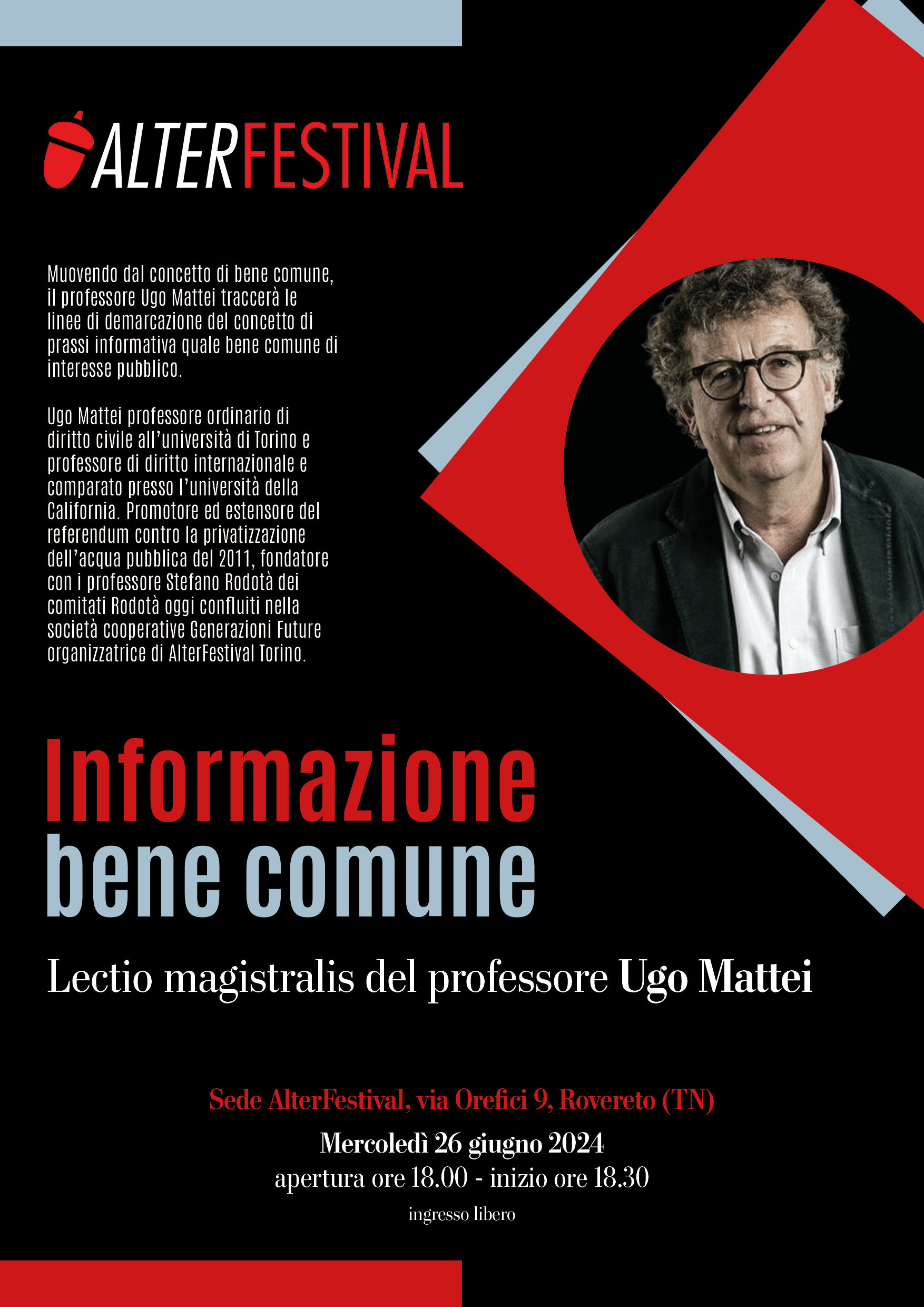 informazione bene comune - Ugo Mattei